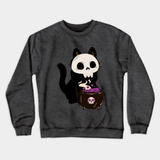 Black Cat Halloween Crewneck Sweatshirt